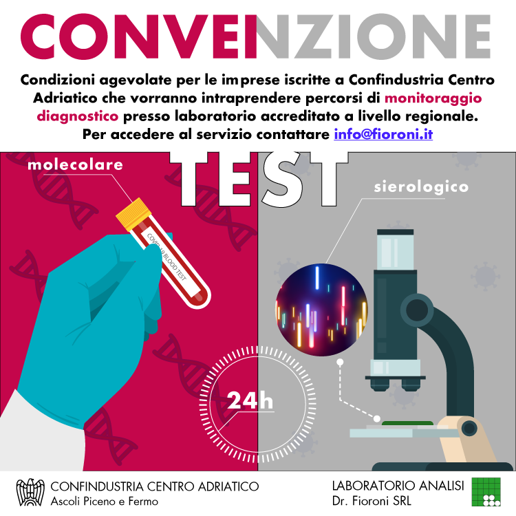 Convenzione test sierologici e molecolari